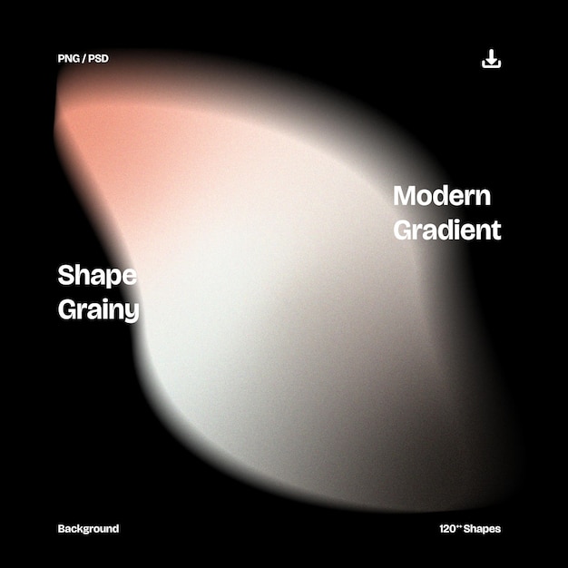Blurred background holo gradient shape noise texture grainy ornament element