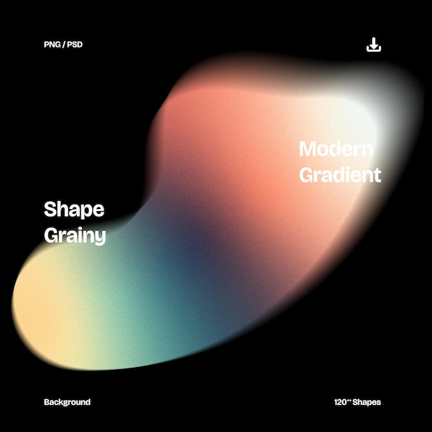 Blurred background noise texture holo gradient shape grainy ornament element