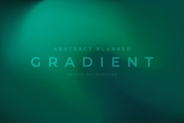 Blurred Gradient Abstract Background Dark Green
