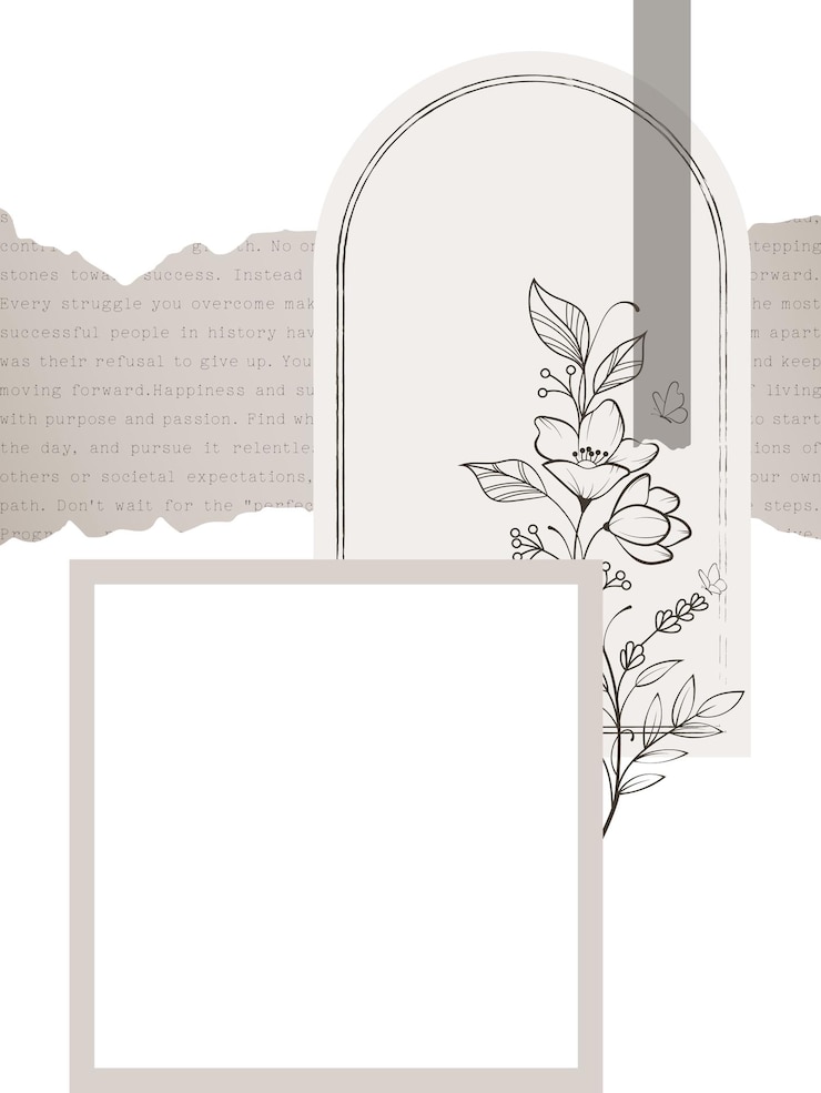 Vector boho aesthetic journal stickers and cozy memo notes