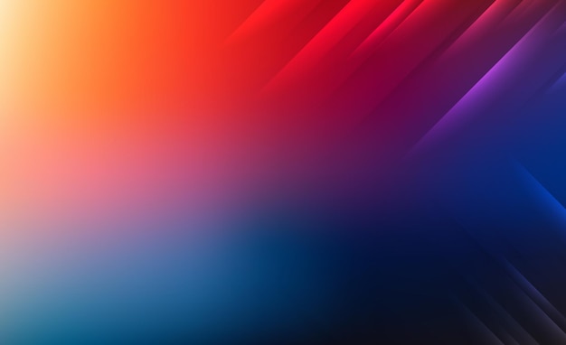 Bold Vector Gradient Red and Blue Colors Background Design