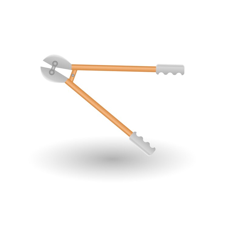 Vector bolt cutter icon 3d illustration from construction instruments collection creative bolt cutter 3d icon for web design templates infographics and more