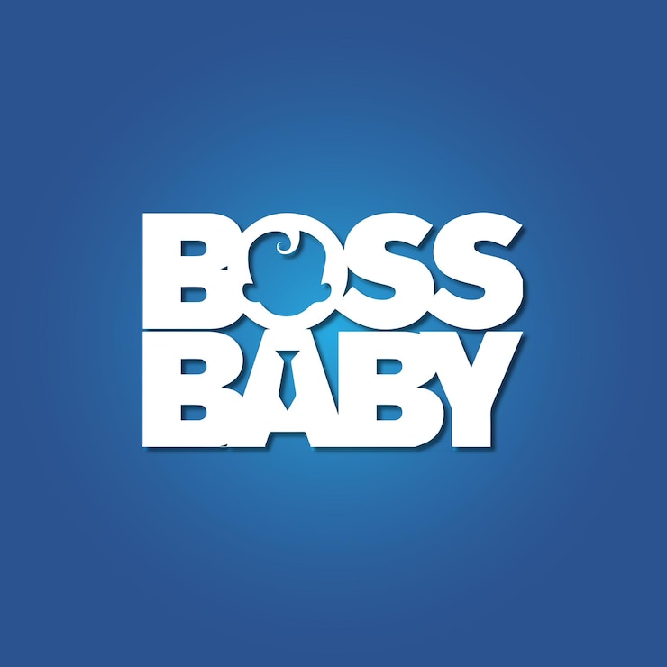 Vector boss baby vector design