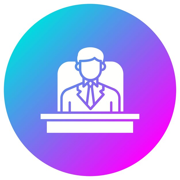Boss vector icon Can be used for Petrol Industry iconset