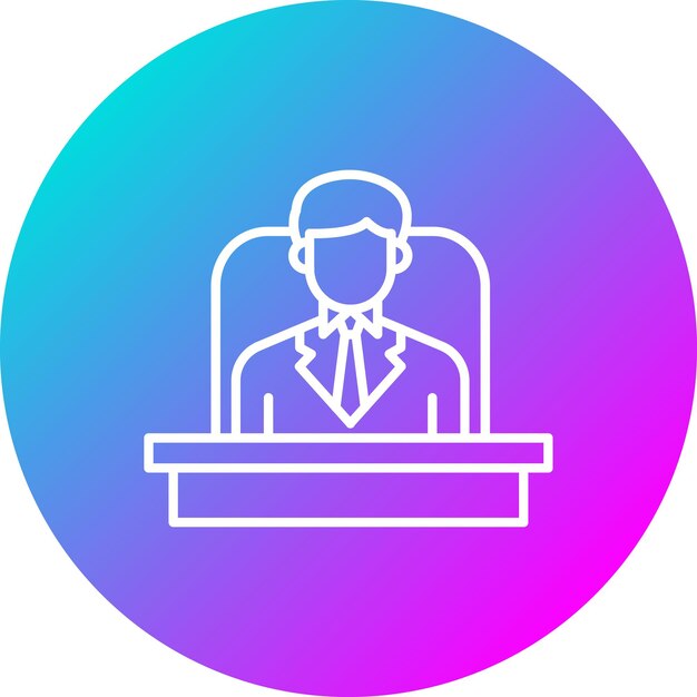 Boss vector icon Can be used for Petrol Industry iconset