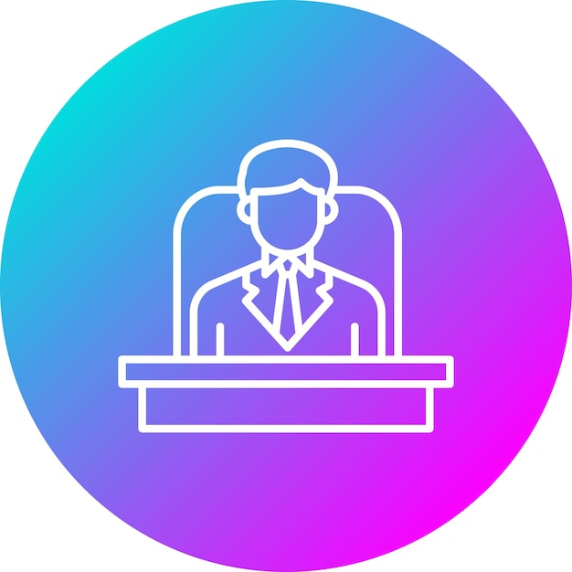 Boss vector icon Can be used for Petrol Industry iconset