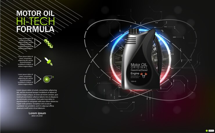 Bottle engine oil Canister of engine motor oil, full synthetic clinging molecules protection.