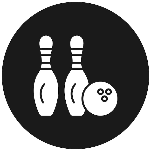Bowling vector icon Can be used for Sports iconset