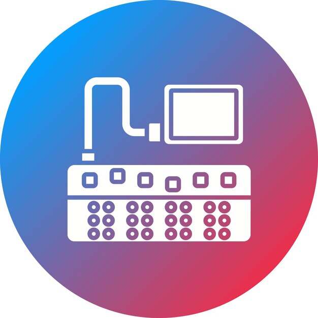 Braille Keyboard icon vector image Can be used for Disability
