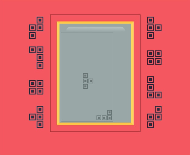 Brick game icon vector illustration design