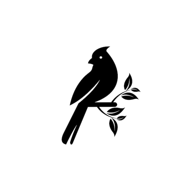 brid animals black company vector logo design