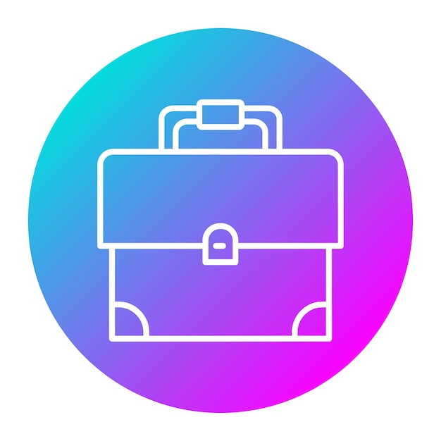 briefcase vector icon can be used for documents and files iconset