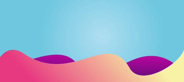 bright gradient background in colorful