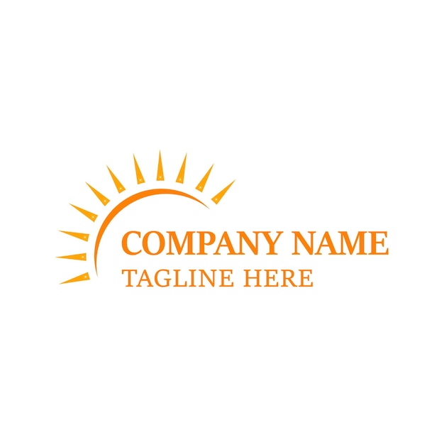 Bright Sunrise Logo Design for Business Branding