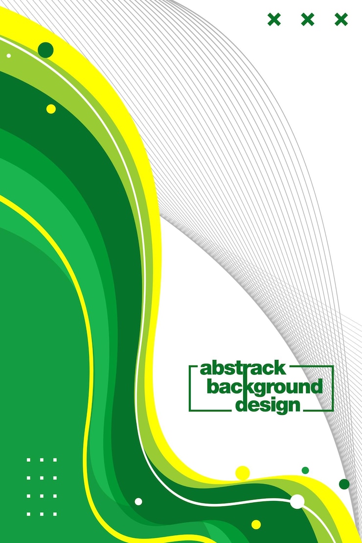Vector brochure design cover modern layout annual report poster flyer in a4 in color green eps 10
