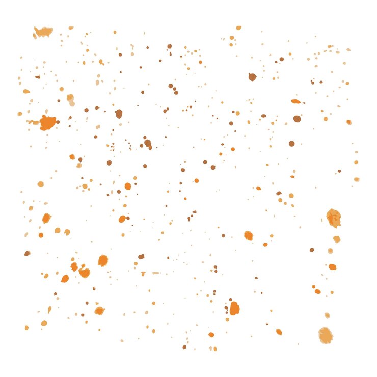 Brown abstract watercolor splash Vector texture