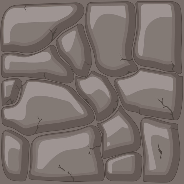 Brown stone background Vector illustration