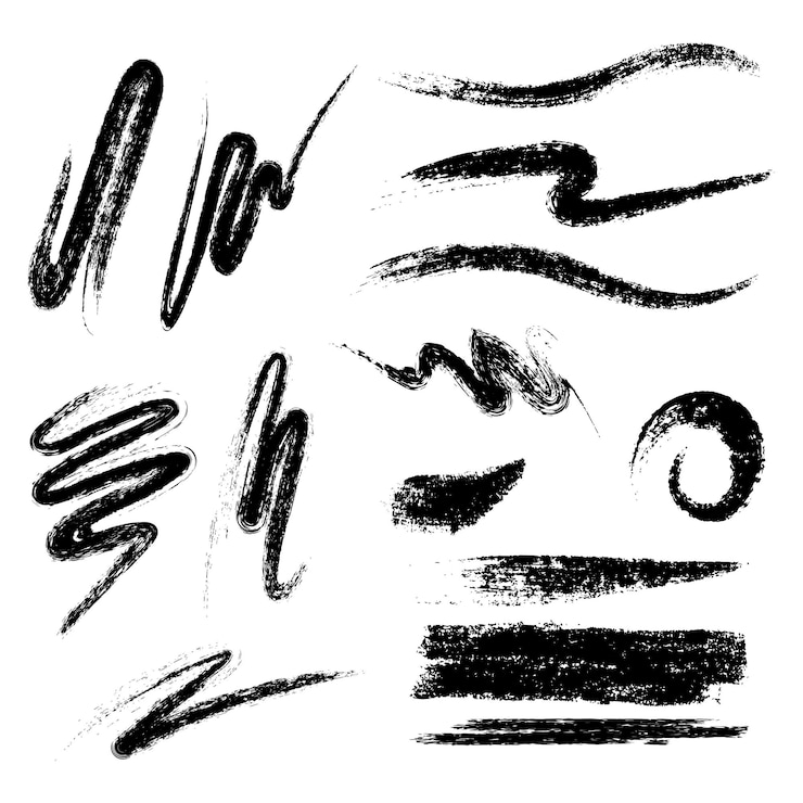 Vector brush stroke 12b07