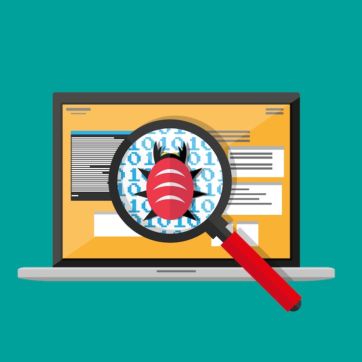 Vector bug and virus in the programming code