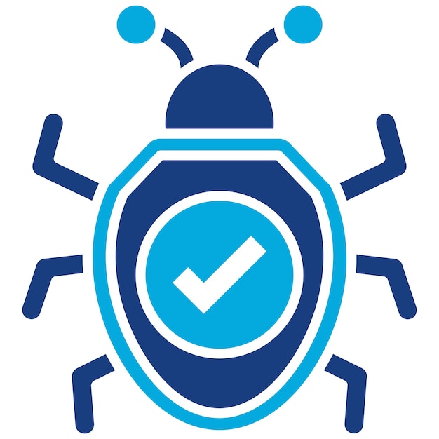bug fixing icon vector image can be used for web hosting