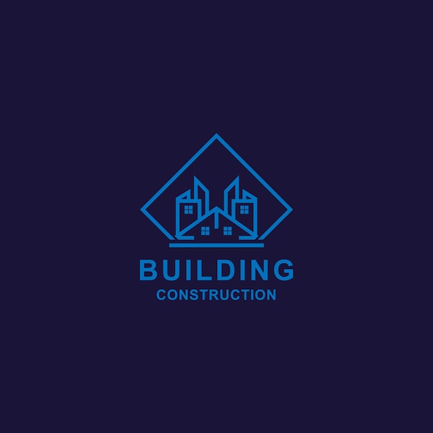 Building logo graphic design vector illustration