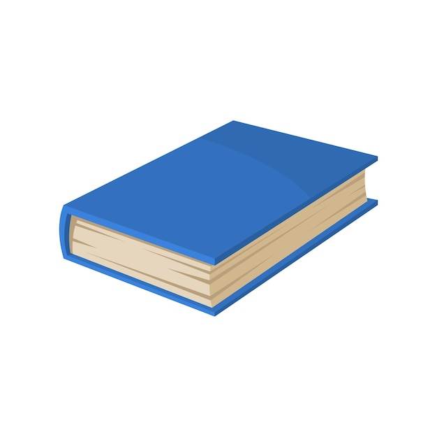 Buku biru kartun dalam buku terlaris bersampul tebal