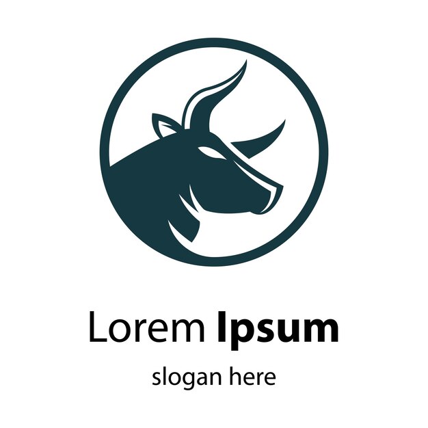 Bull head logo images