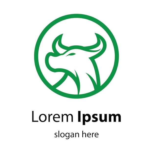 Bull head logo images