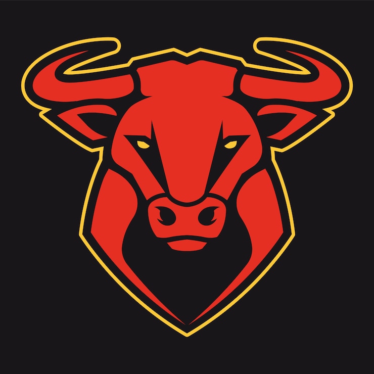 Vector bull mascot
