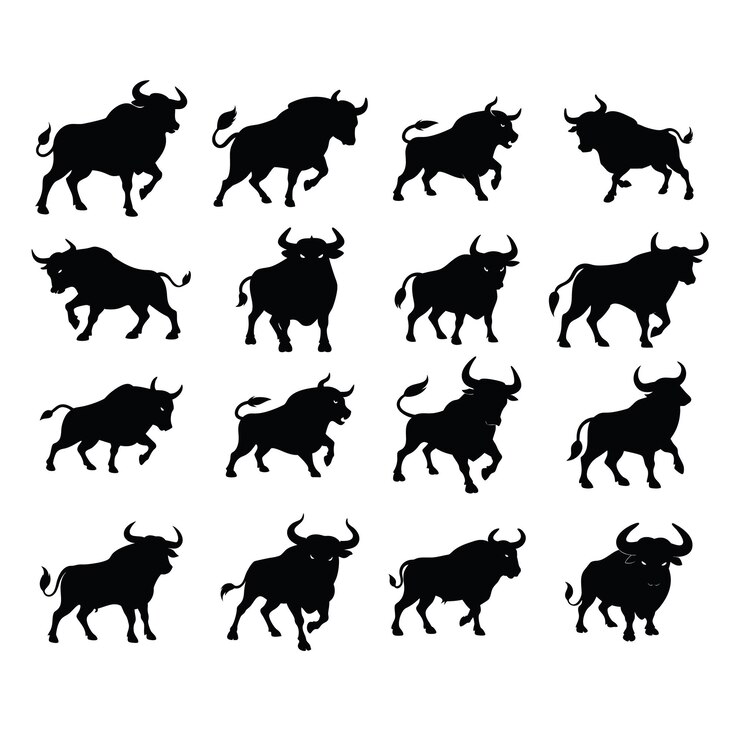 Bull Silhouettes Collection