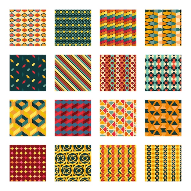 Bundle of Seamless Carpet Pattern Art 
