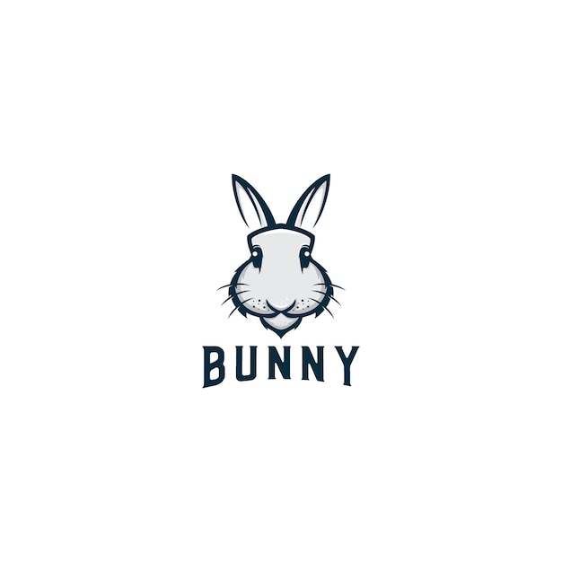 Bunny Animal Mascot Logo Design Vector 