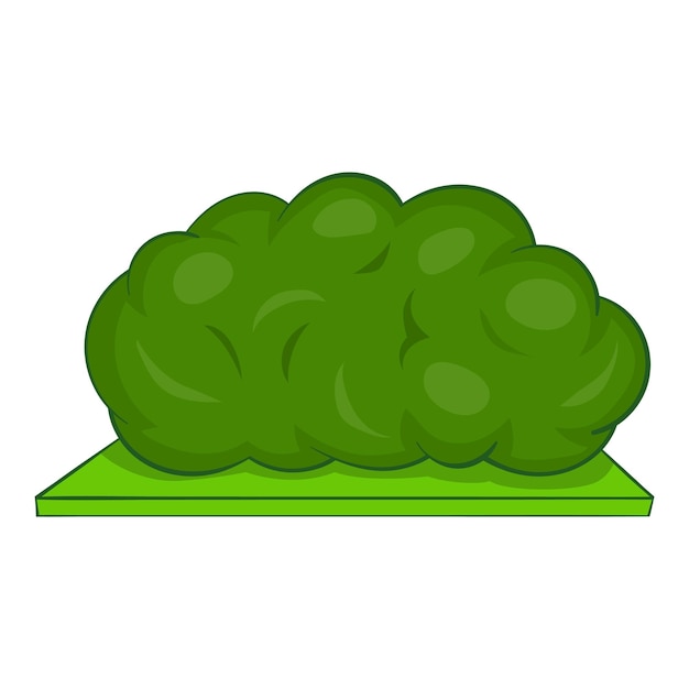 Bush icon Cartoon illustration of bush vector icon for web