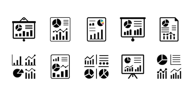 Business and Marketing Presentation Charts and Graphs