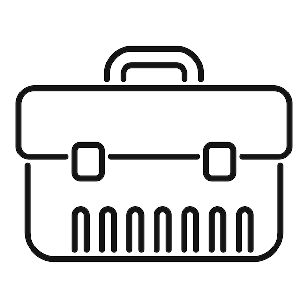 Business briefcase icon representing professionalism and work