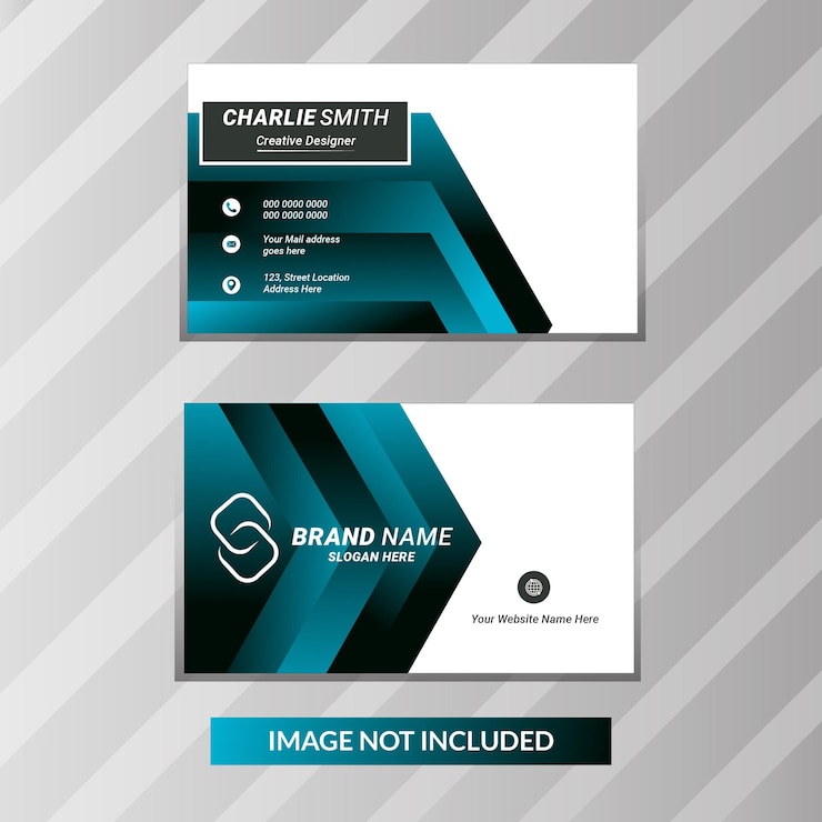 Vector business card and email signature design