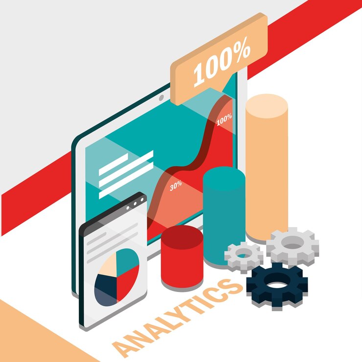 Vector business graph and analytics data