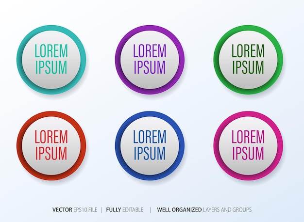 Business infographic element