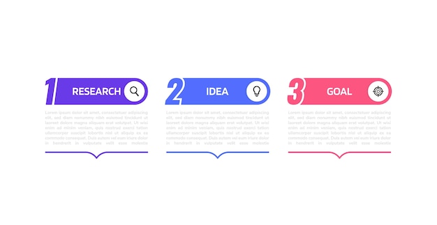 business process infographic template with  options or steps.   illustration graphic .