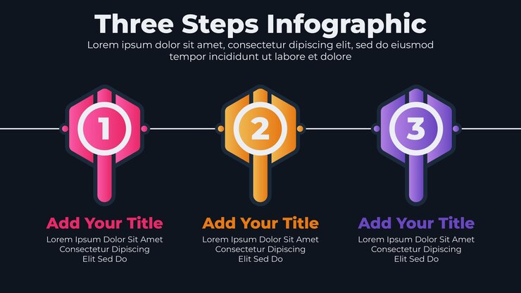 Vector business timeline infographic design elements