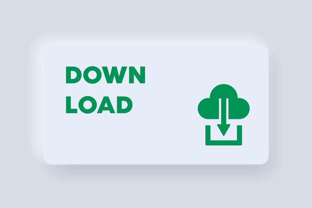 Button Design for CTA or Call to Action with Flat Design and Modern Style
