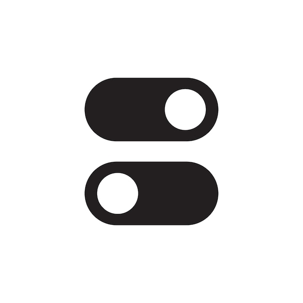 Button on off icon