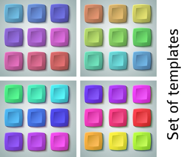 Button shape banner for web mobile