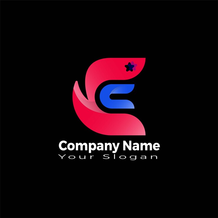 Vector c abstract letter logo design