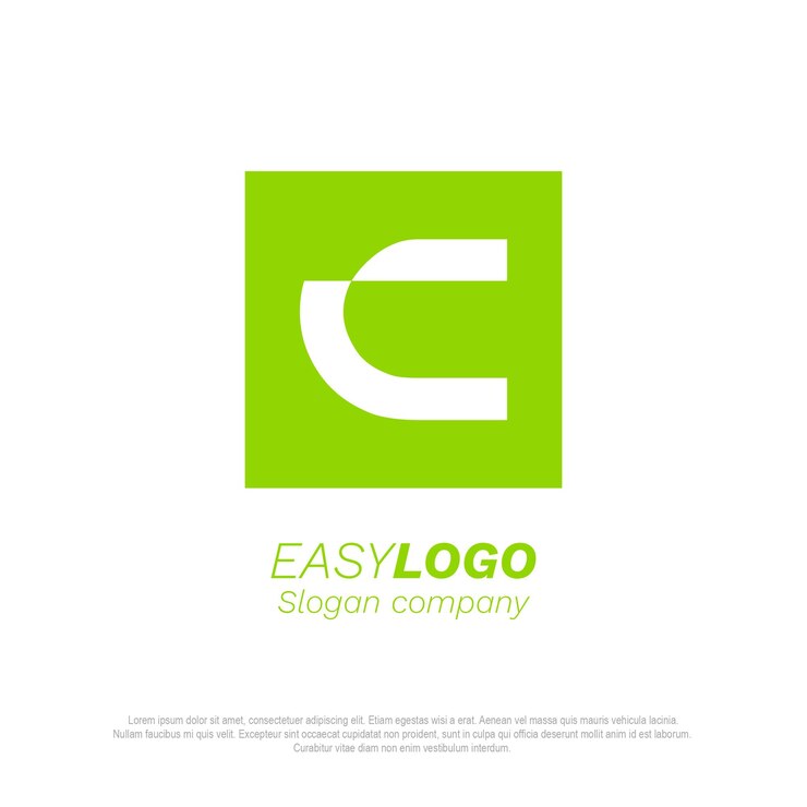 Vector c letter company logo