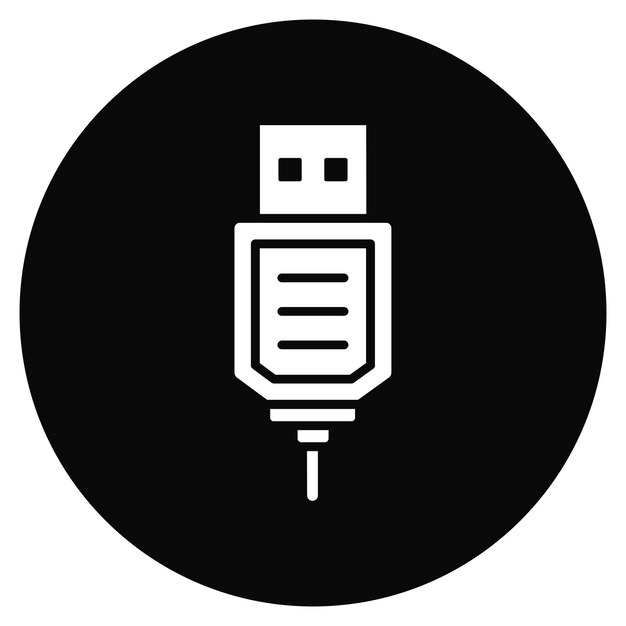 Cable Connector icon vector image Can be used for Computer Science