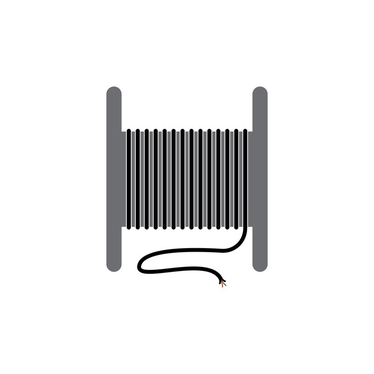 Vector cable reel icon