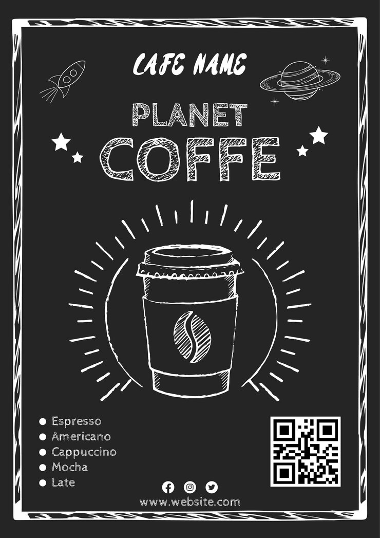 Cafe Flayer Template A4