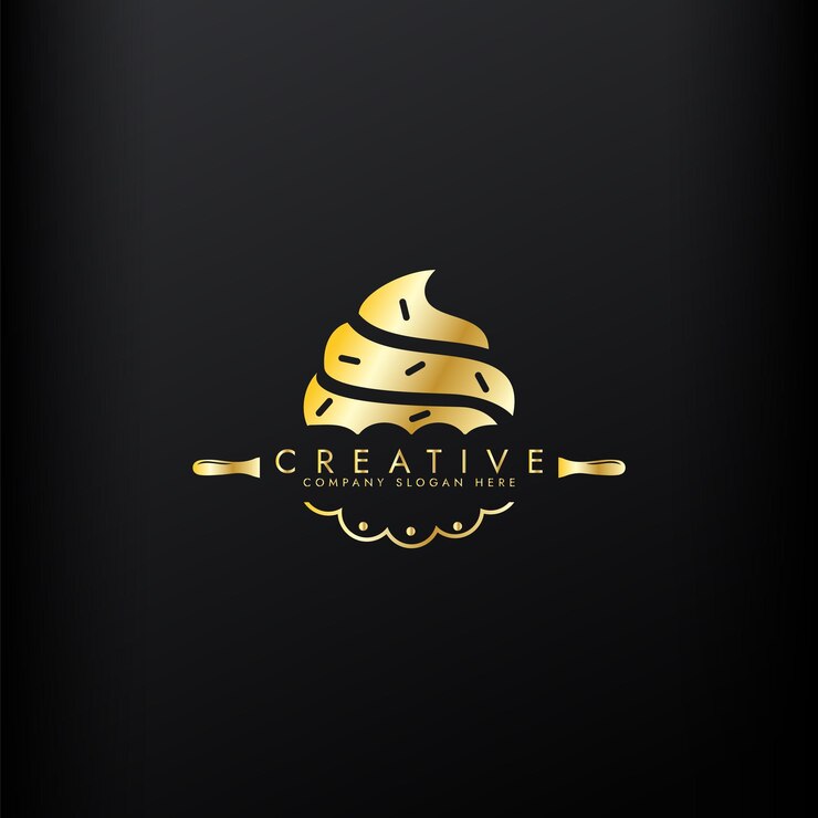 Cake icon vector design Bread logo design vector bakery cake wheat food illustration