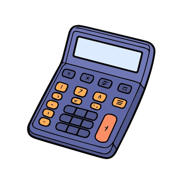 calculator icon vector image can be used for nerd